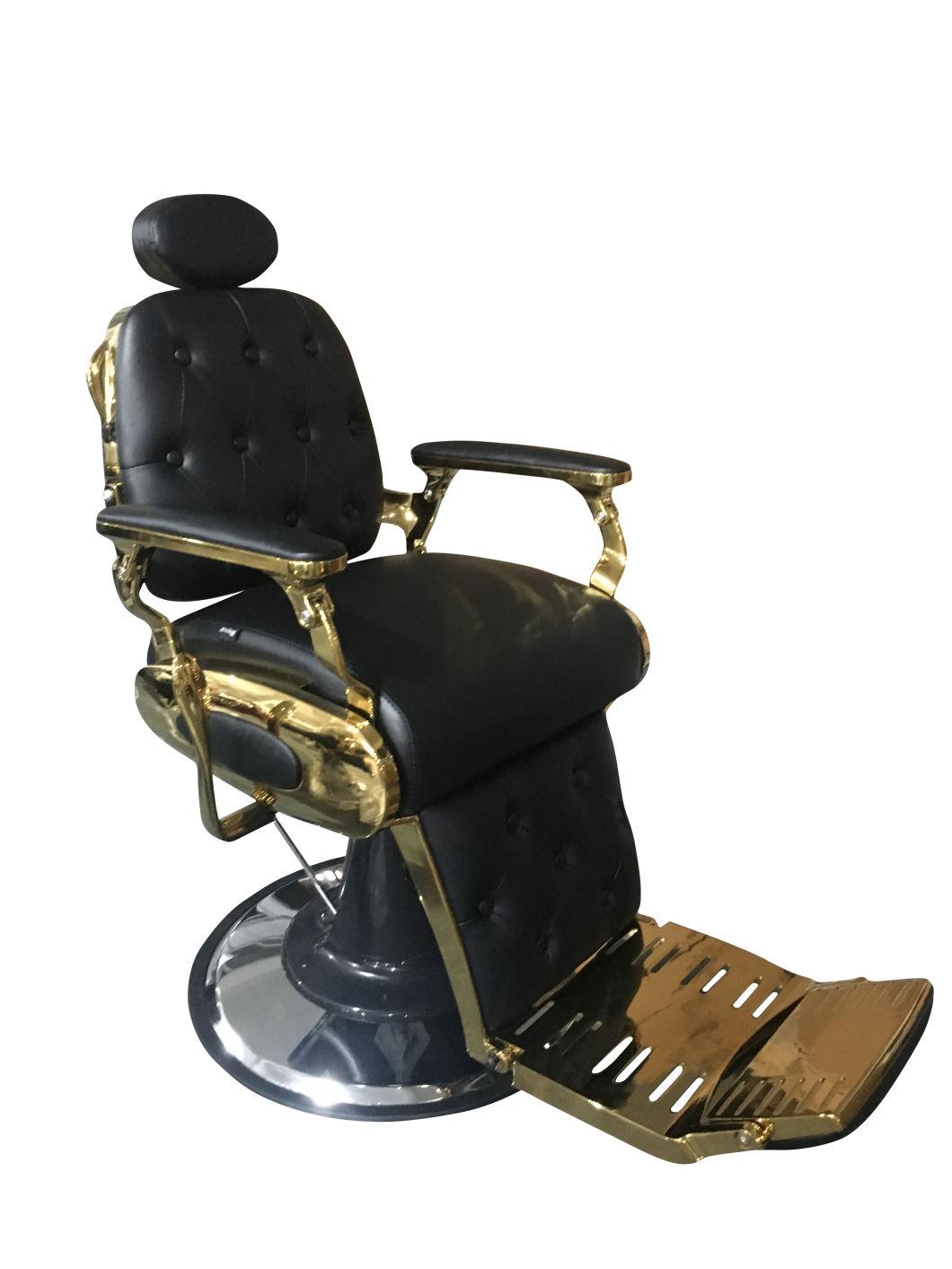 Light Luxury Design Comfortable Leather Salon Barber Shop Simple Multi-Style Colored Barber Chair